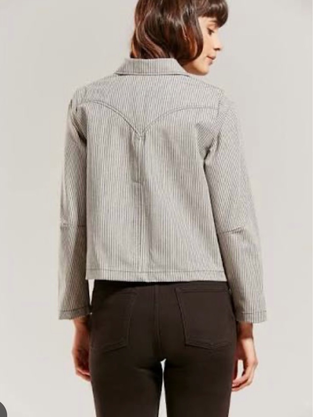 Lykke Wullf Striped Ranch Jacket L - Picture 3 of 7